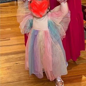 Tulle rainbow dress - Lola & the boys. 18M